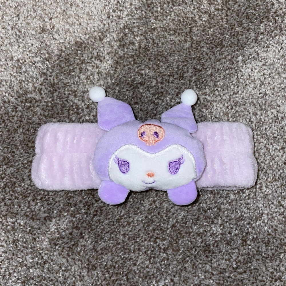 Kuromi Sanrio Spa Headband Hair Holder